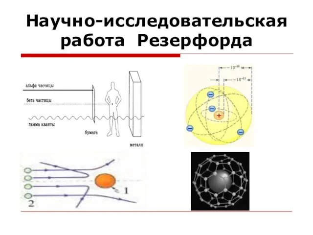 Научно-исследовательская работа Резерфорда