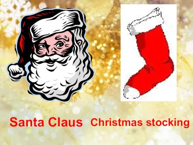 Santa Claus Christmas stocking