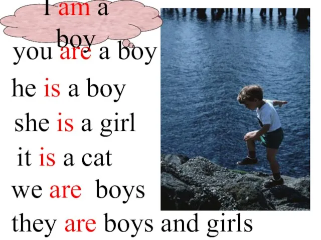 you are a boy he is a boy she is a girl