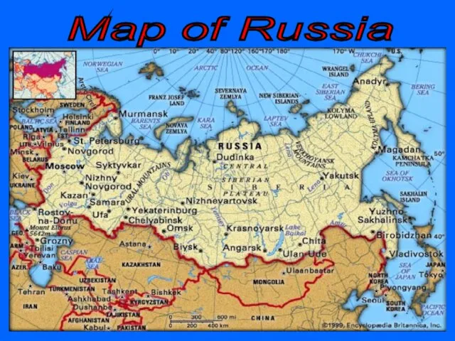 Map of Russia