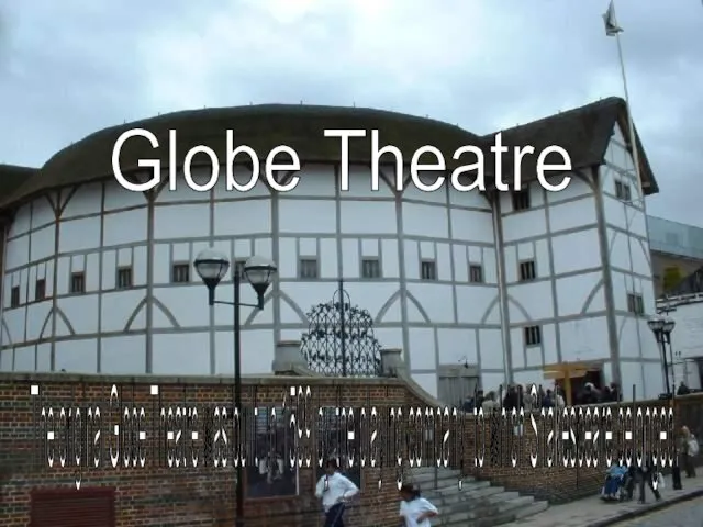 The original Globe Theatre was built in 1599 by the playing company