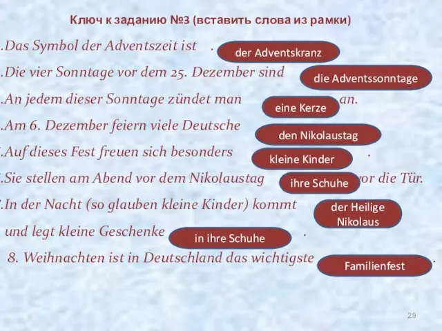 Das Symbol der Adventszeit ist . . . Die vier Sonntage vor