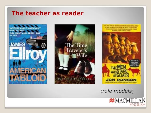 The teacher as reader (role models)