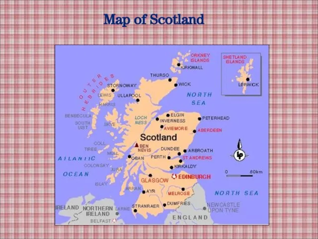 Map of Scotland