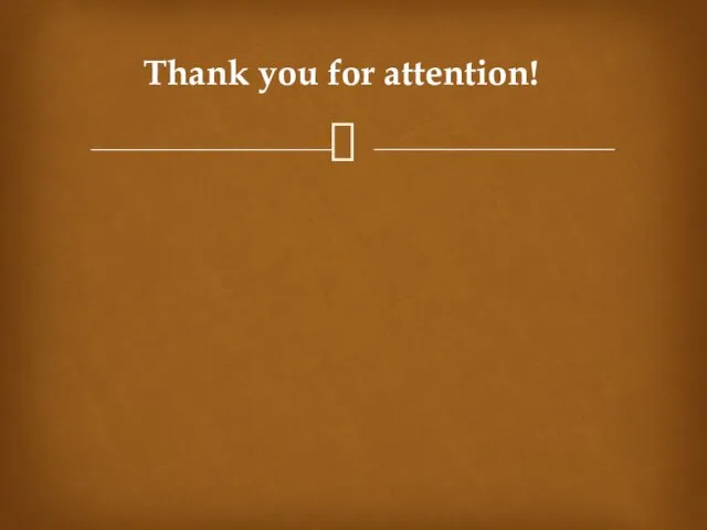 Thank you for attention!