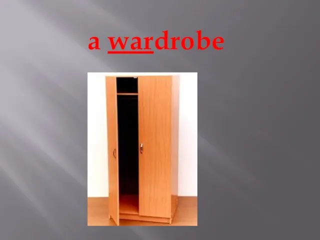 a wardrobe