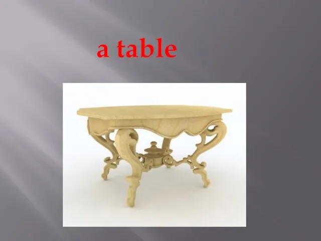 a table