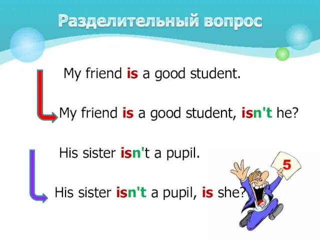 My friend is a good student. My friend is a good student,