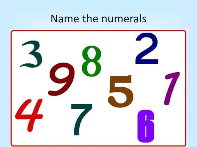 Name the numerals