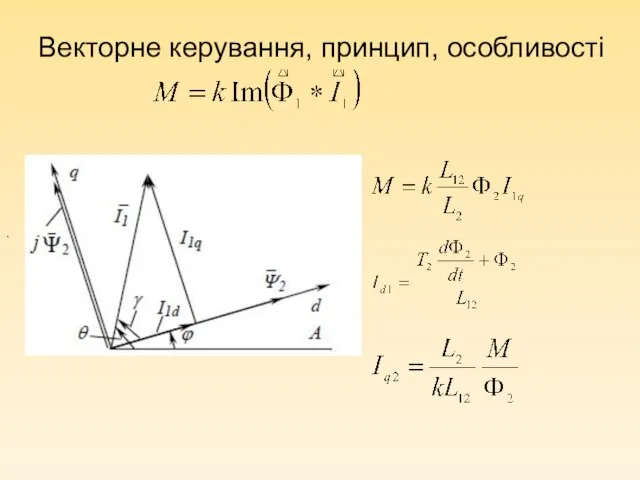 . Векторне керування, принцип, особливості