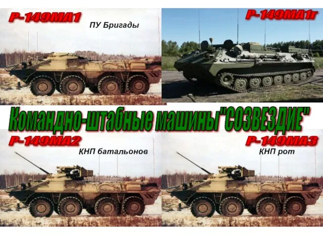 Р-149МА1 Р-149МА3 Р-149МА2 ПУ Бригады КНП батальонов КНП рот Командно-штабные машины"СОЗВЕЗДИЕ" Р-149МА1г