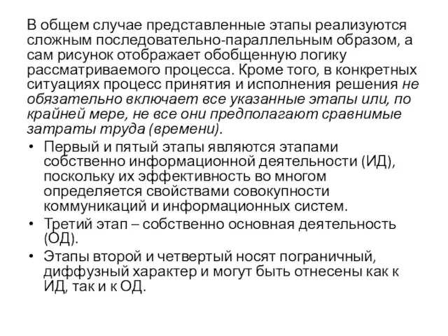 В общем случае представленные этапы реализуются сложным последовательно-параллельным образом, а сам рисунок