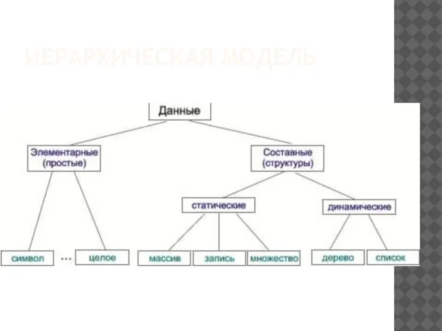 ИЕРАРХИЧЕСКАЯ МОДЕЛЬ