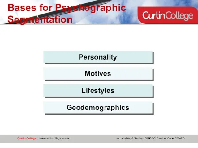 Bases for Psychographic Segmentation