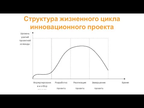 Структура жизненного цикла инновационного проекта