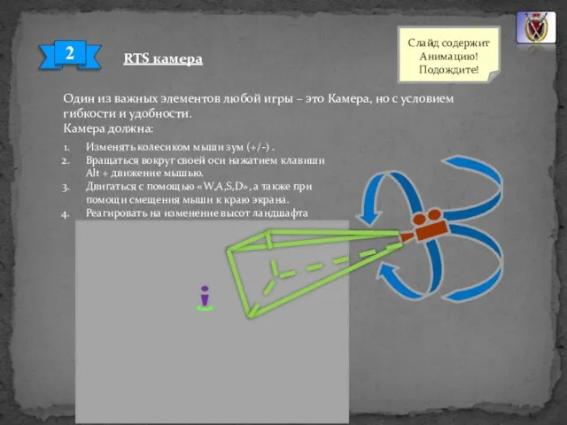 RTS камера 2 Один из важных элементов любой игры – это Камера,