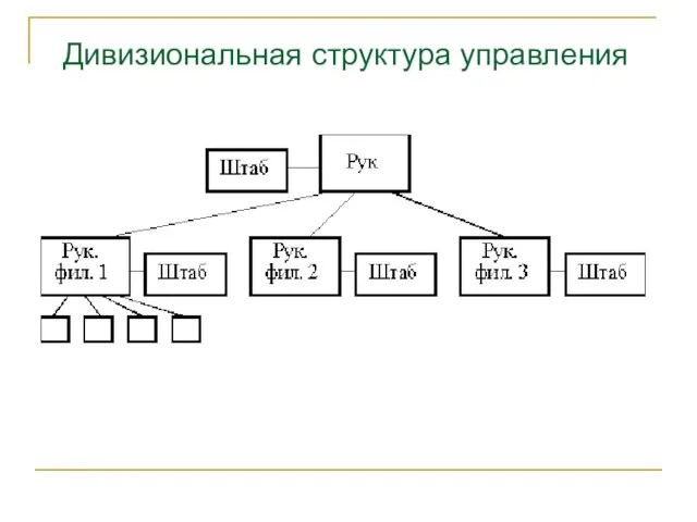 Дивизиональная структура управления