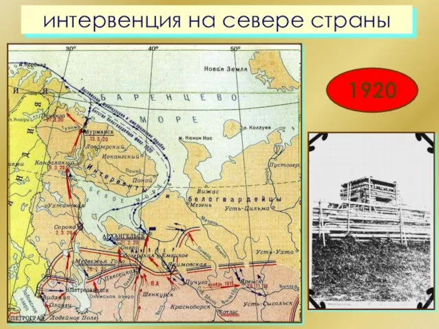 интервенция на севере страны 1920