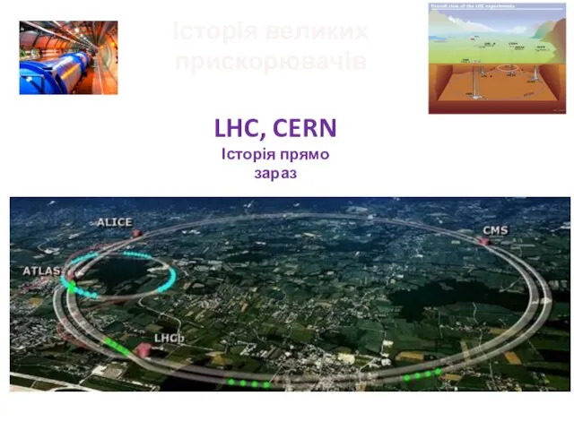 Історія великих прискорювачів LHC, CERN Історія прямо зараз