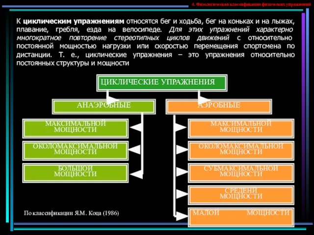 БОЛЬШОЙ МОЩНОСТИ К циклическим упражнениям относятся бег и ходьба, бег на коньках