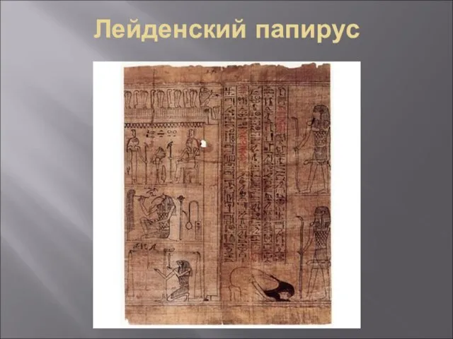 Лейденский папирус