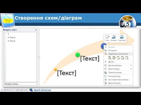 Створення схем/діаграм Розділ 3 § 14