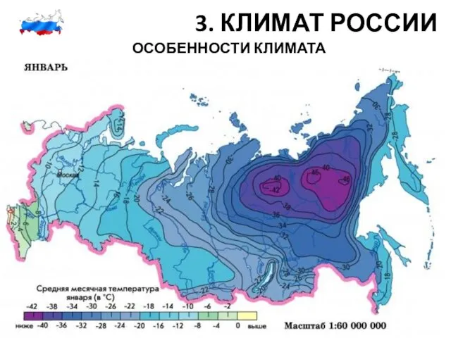 3. КЛИМАТ РОССИИ ОСОБЕННОСТИ КЛИМАТА