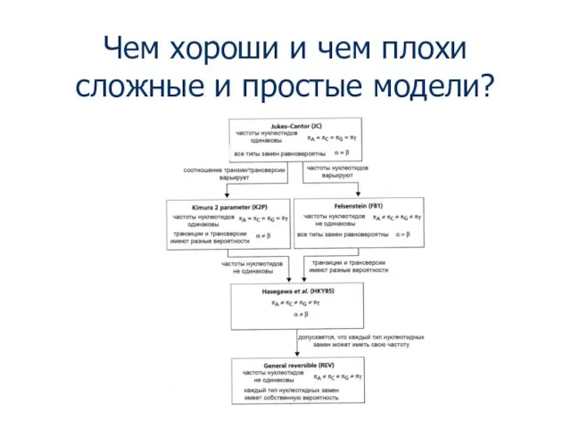 Чем хороши и чем плохи сложные и простые модели?