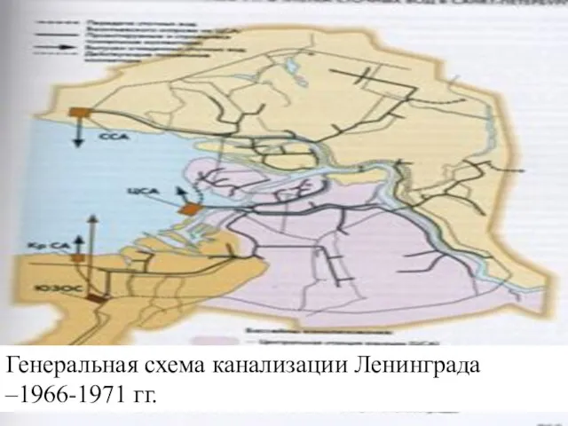 Генеральная схема канализации Ленинграда –1966-1971 гг.