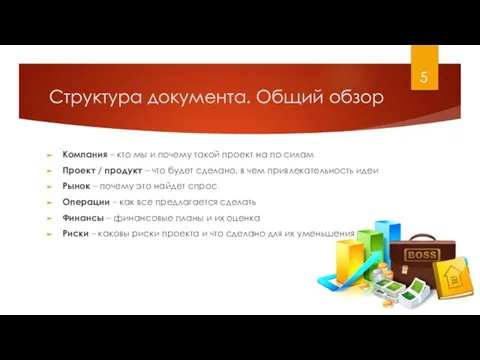 Структура документа. Общий обзор Компания – кто мы и почему такой проект