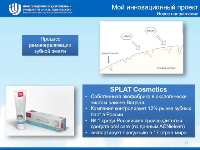 SPLAT Cosmetics Собственная экофабрика в экологически чистом районе Валдая. Компания контролирует 12%