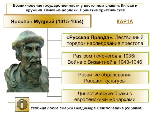 Возникновение государственности у восточных славян. Князья и дружина. Вечевые порядки. Принятие христианства