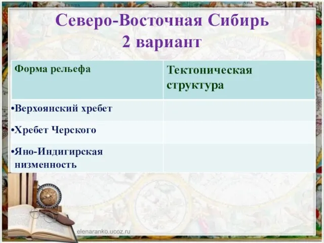 Северо-Восточная Сибирь 2 вариант