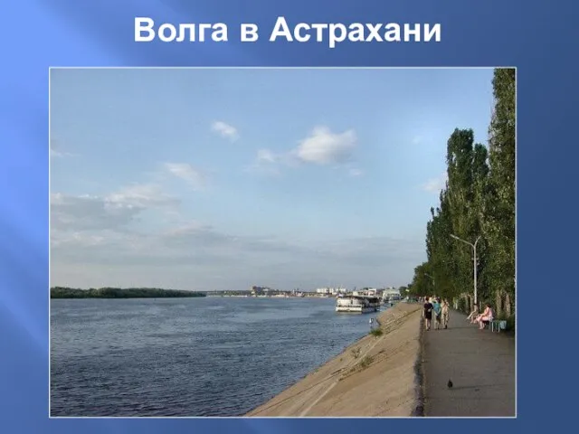 Волга в Астрахани