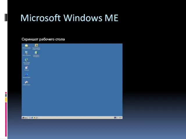 Microsoft Windows ME Скриншот рабочего стола