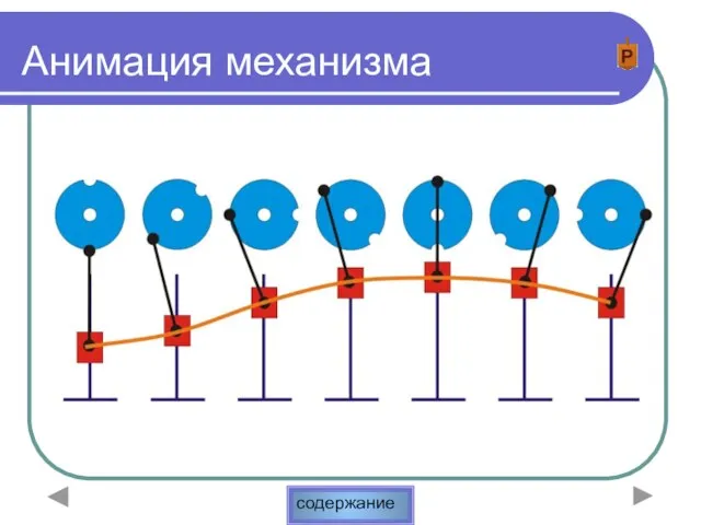 Анимация механизма