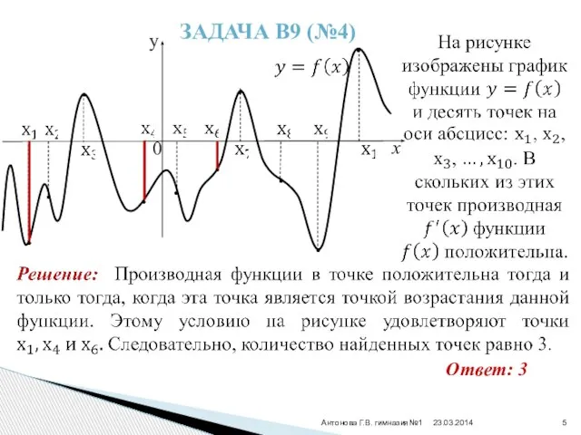 Задача В9 (№4) Антонова Г.В. гимназия№1 Ответ: 3