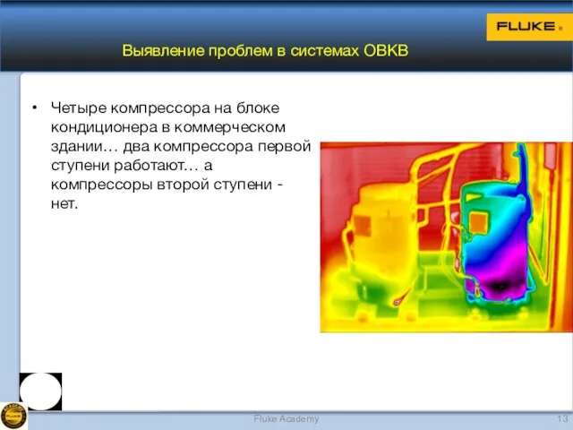 Выявление проблем в системах ОВКВ Четыре компрессора на блоке кондиционера в коммерческом