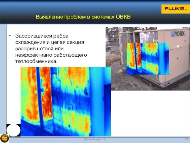 Выявление проблем в системах ОВКВ Засорившиеся ребра охлаждения и целая секция засорившегося