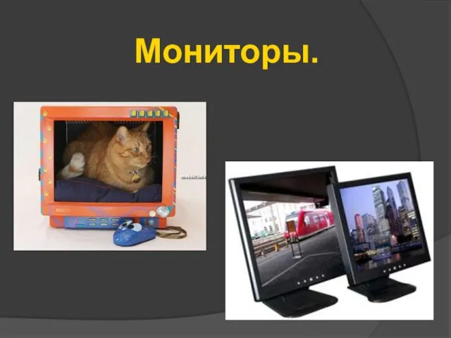 Мониторы.