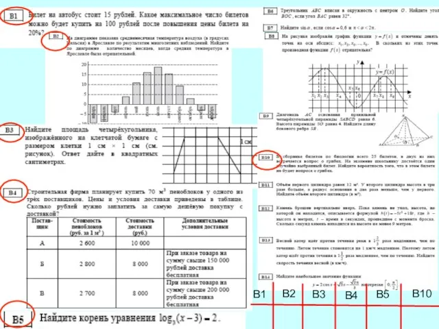 В1 В2 В3 В4 В5 В10