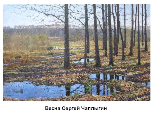 Весна Сергей Чаплыгин