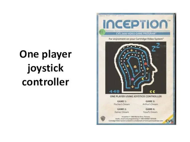 One player joystick controller