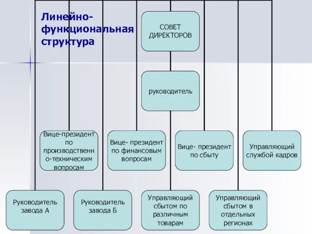 Линейно-функциональная структура