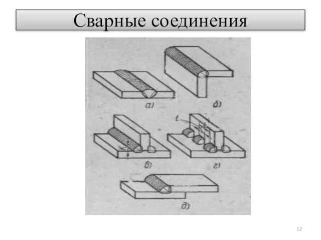 Сварные соединения