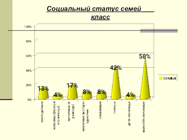 Социальный статус семей ___ класс