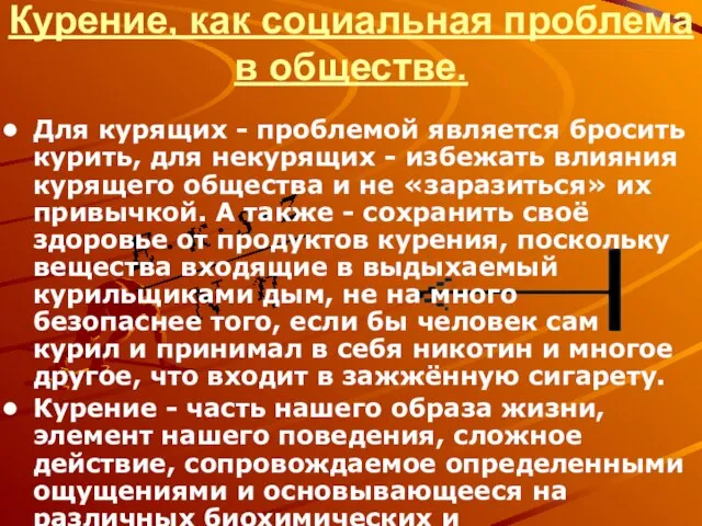 Курение, как социальная проблема в обществе. Для курящих - проблемой является бросить