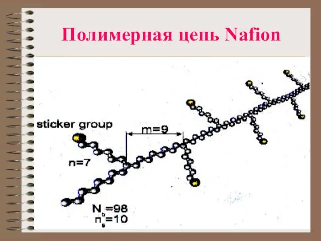 Полимерная цепь Nafion