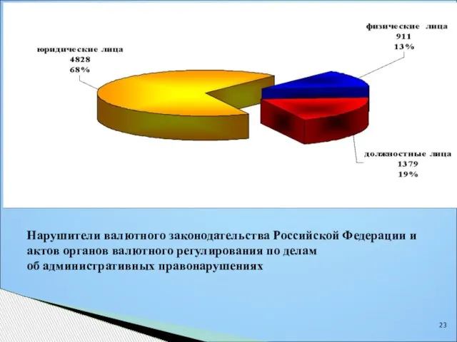 Нарушители валютного законодательства Российской Федерации и актов органов валютного регулирования по делам об административных правонарушениях