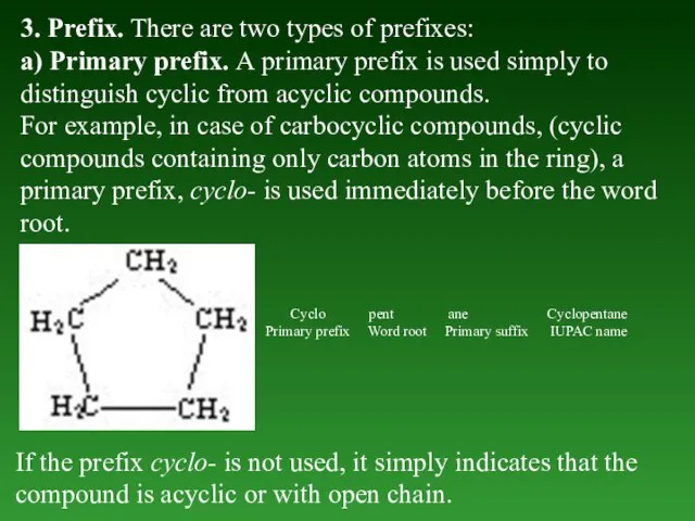 3. Prefix. There are two types of prefixes: a) Primary prefix. А
